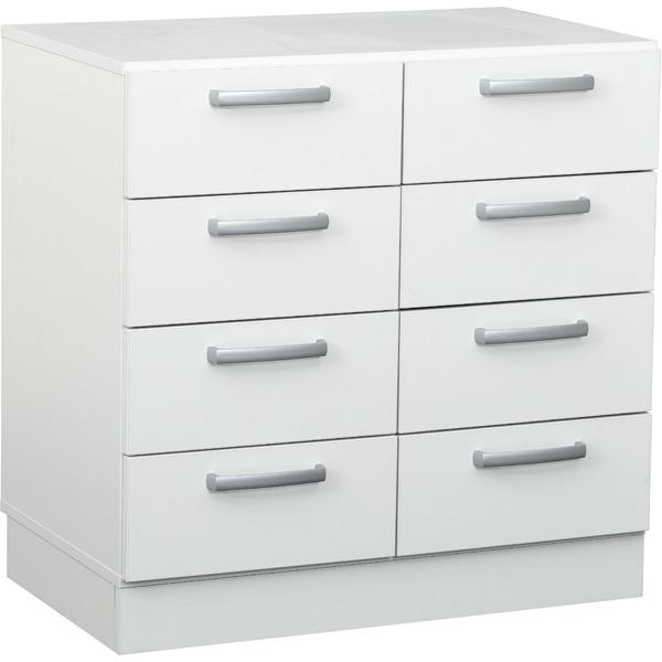 Grande Schrank M, T 38, mit 8 Schubladen - weiss
