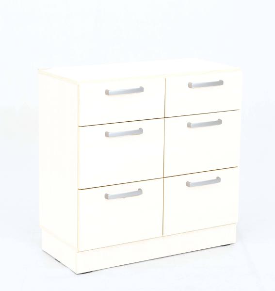 Grande - Schrank M, T 38, mit 6 Schubladen - weiss