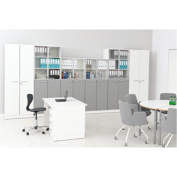Grande - Hochschrank, T 48, H 223 - weiss