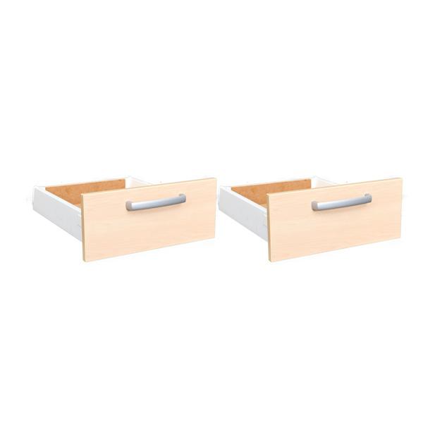 Grande - Schubladen für Schrank T 38, 2er Set - Ahorn