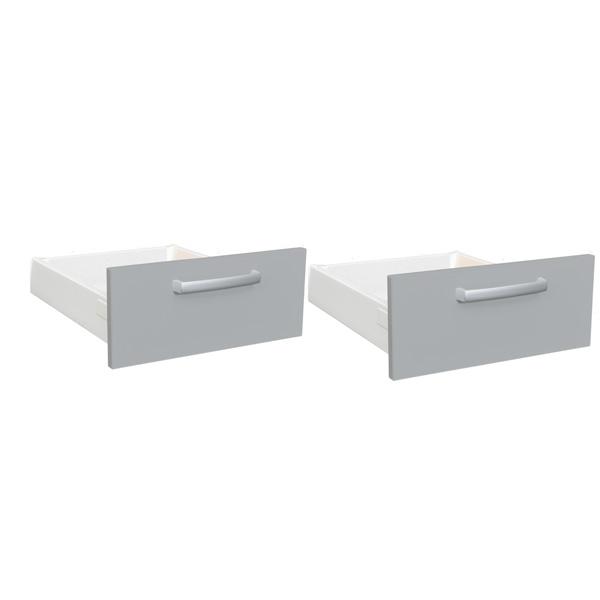 Grande - Schubladen für Schrank T 38, 2er Set - grau
