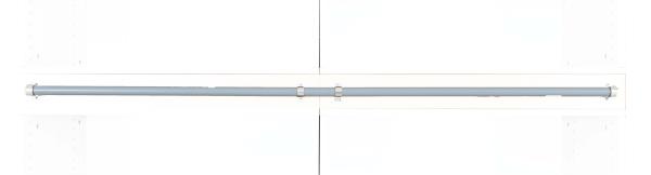 Grande Modul mit Leiterschiene, T 48, 2-reihig - weiss