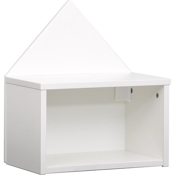 Quadro - Hängeregal Häuschen E, B 42 - weiss - weiss
