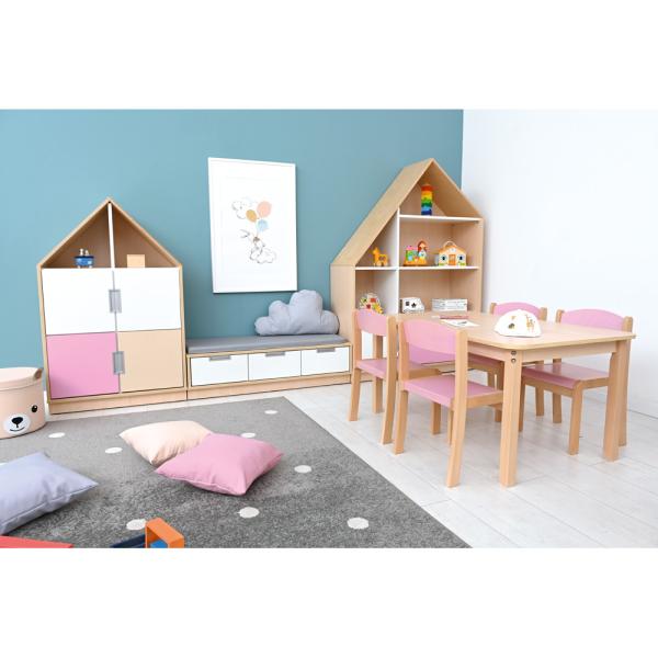 Quadro - Häuschen mit Regalteil, B 79