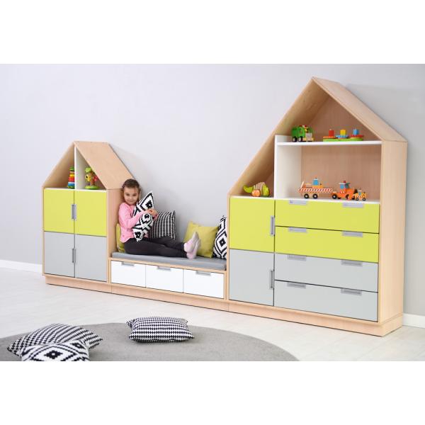 Quadro - Häuschen mit Regalteil, B 79