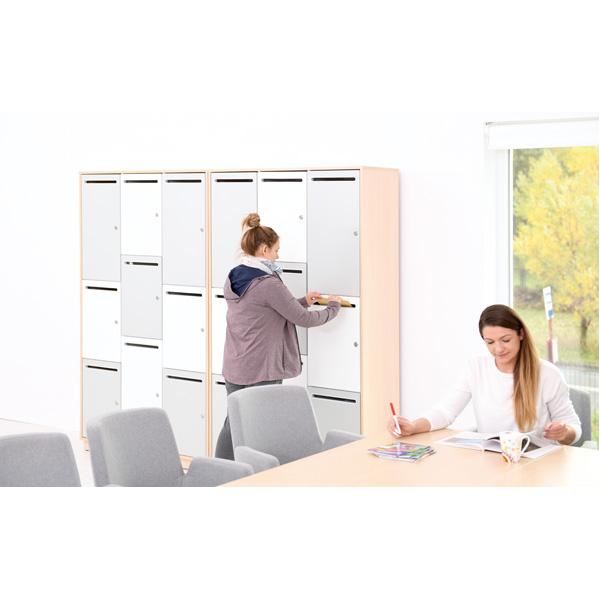 Quadro - Eigentumsschrank, 9 Fächer, 180°