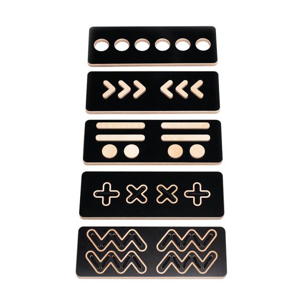 Good Wood Sensorikbretter, 5er-Set