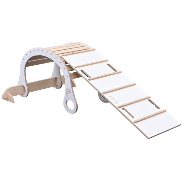 Good Wood Steg mit Sprossen, weiss