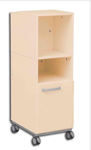 Grande Schreibtischrollschrank B, Ordnerfach vorn, T 50, H 111 - Ahorn