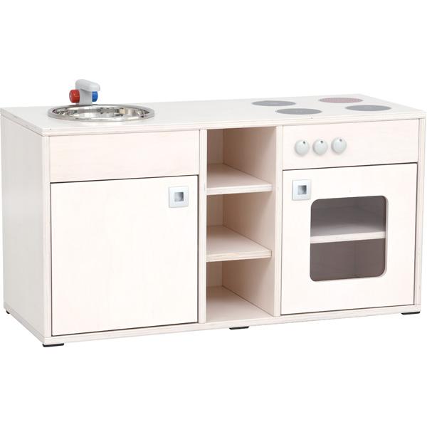 Spielecke Bianca - Herd mit Spüle und Regalteil