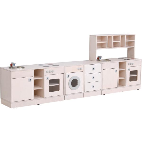 Spielecke Bianca S, mit Sockel - Küchenzeile 1