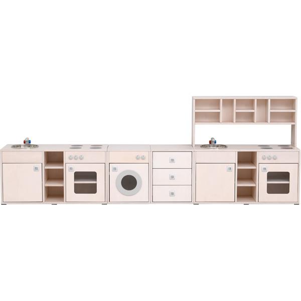 Spielecke Bianca, ohne Sockel - Küchenzeile 1