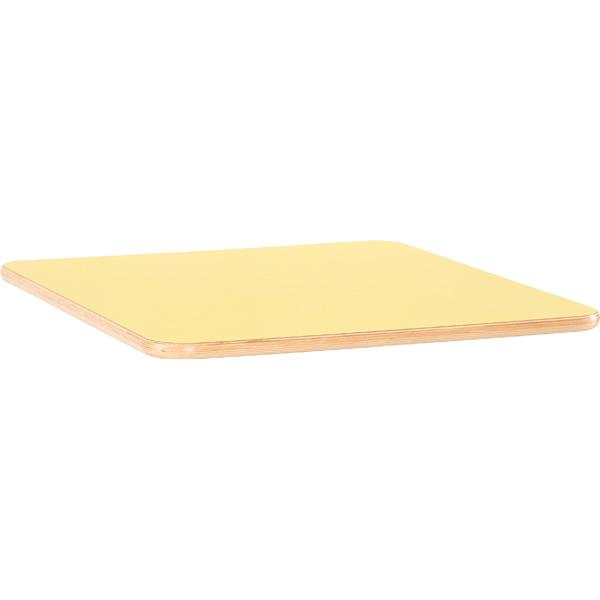Flexi Tischplatte quadratisch, 60 x 60 cm, gelb