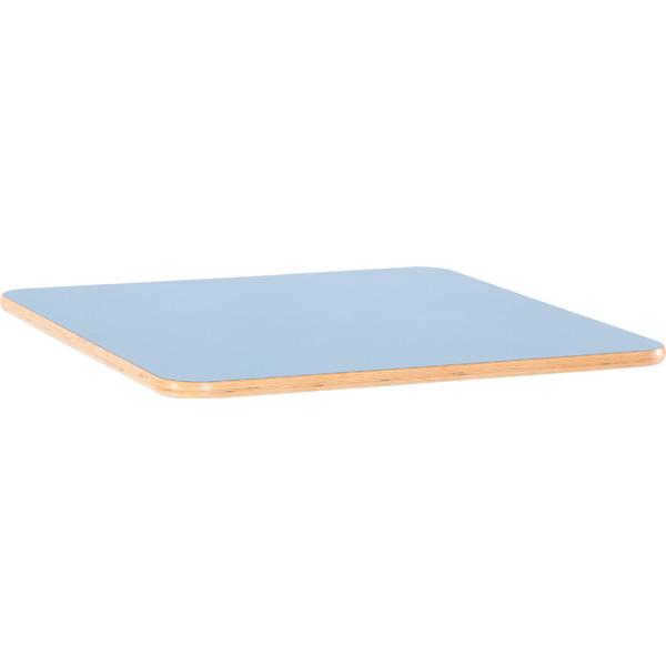 Flexi Tischplatte quadratisch, 60 x 60 cm, hellblau