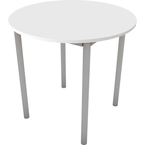 EXPO Konferenztisch, rund, H 76 - weiss