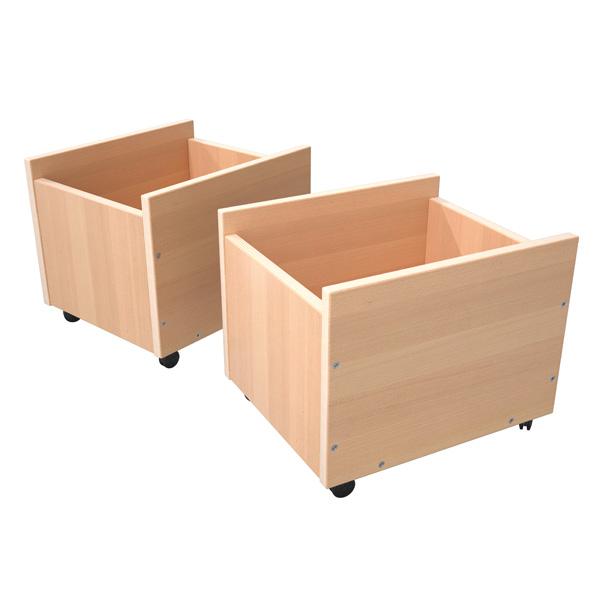 Flexi Rollbehälter, klein, Birke