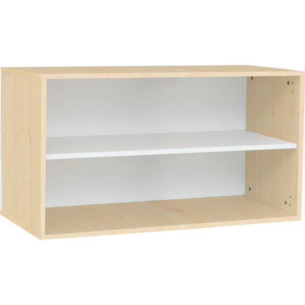 Quadro - Aufsatzregal S+, T 48, B 104, Ahorn