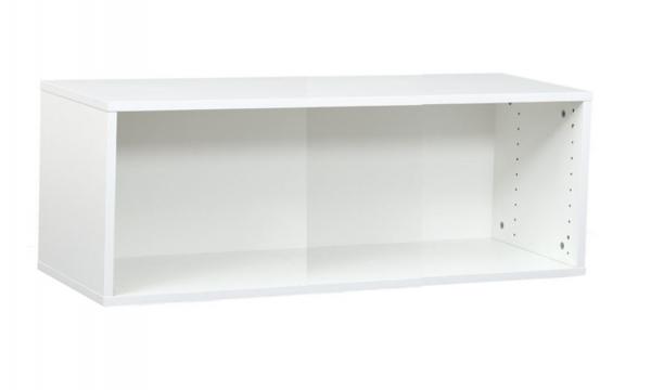 Grande Aufsatzregal S, B 104, T 48 - weiss