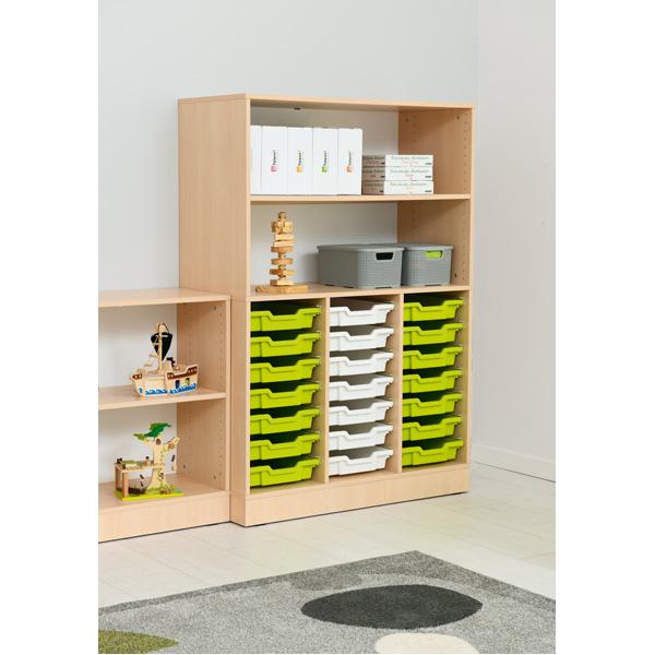 Grande Aufsatzregal M, B 104, T 48 - Ahorn