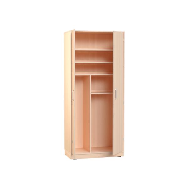 Flexi Hochschrank, H 203, mit Fach für Kunststoffbehälter