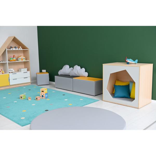 Quadro Versteckhöhle, grau