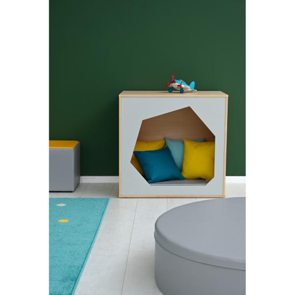 Quadro Versteckhöhle, grau