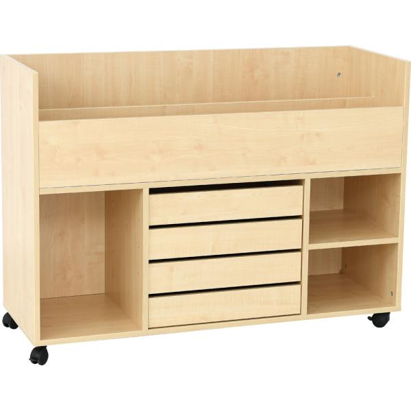 Wagen für Zeichnungen und Spielsachen