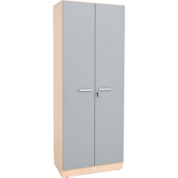 Grande Kleiderschrank, T 48, H 223 - Türen grau
