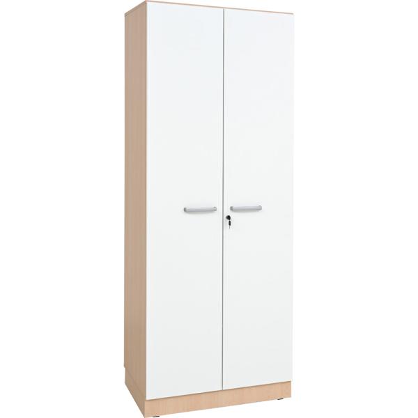 Grande Kleiderschrank, T 48, H 223 - Ahorn-weiss