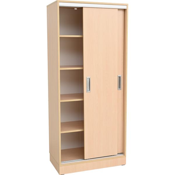 Grande Hochschrank mit Schiebetüren, B 82, T 48, H 187