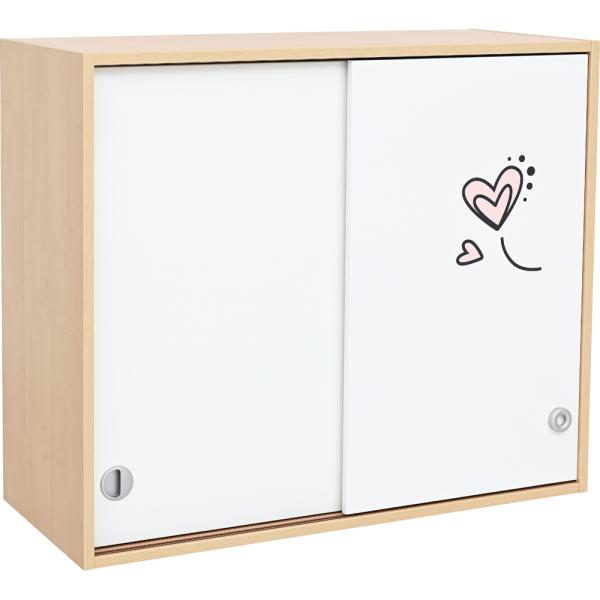 Phantasiewelt Aufsatzschrank mit Herzen