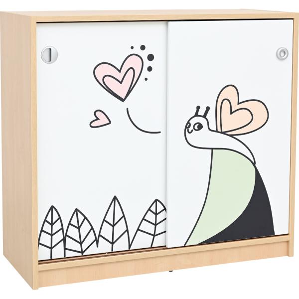 Phantasiewelt Schrank mit Schnecke