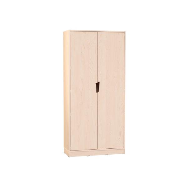 Echtholz Hochschrank H 192 cm, T 39 cm (098533)