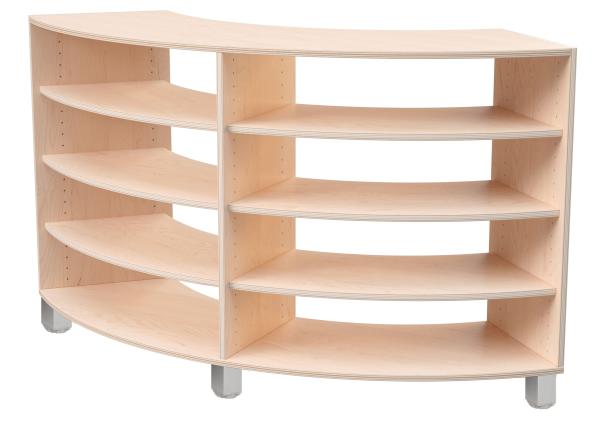 Echtholz Schrank M Viertelkreis (098547)