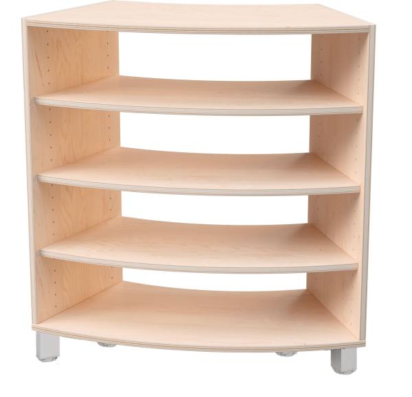 Echtholz Bogenschrank M Paolo, auf Beinen