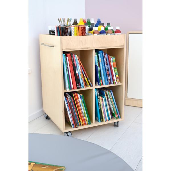 Echtholz Mobiles Bücherregal
