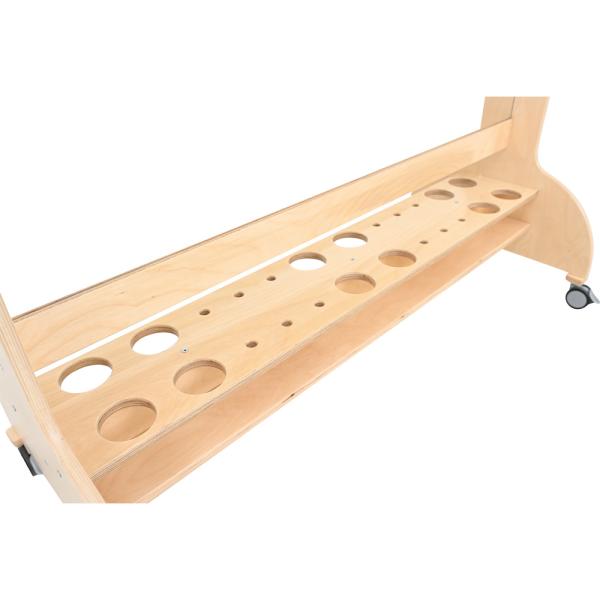 Maltafel, mobil, mit fahrbarem Malwagen