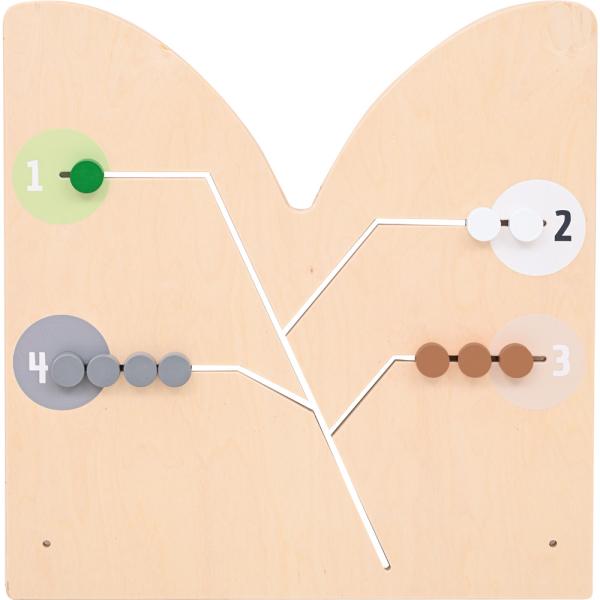 Holztrennwand Flora 10, Schiebespiel