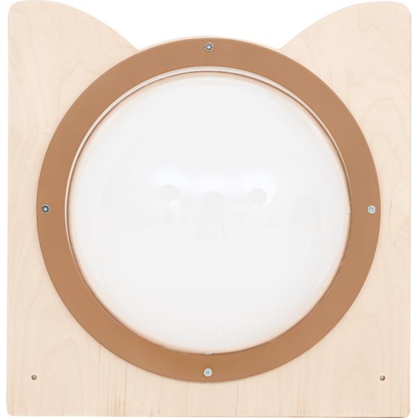 Holztrennwand Flora 11, Bullauge