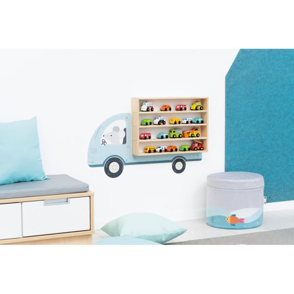 Regal für Spielzeugautos