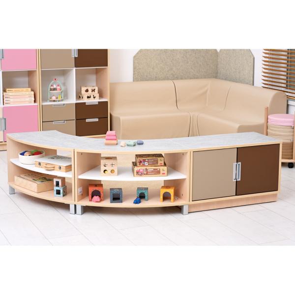 Quadro - Flüsterschrank S mit Mittelwand, B 79