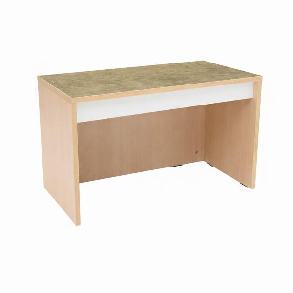 Quadro - Flüsterschrank S für Rollbehälter, B 79, Linoleum beige