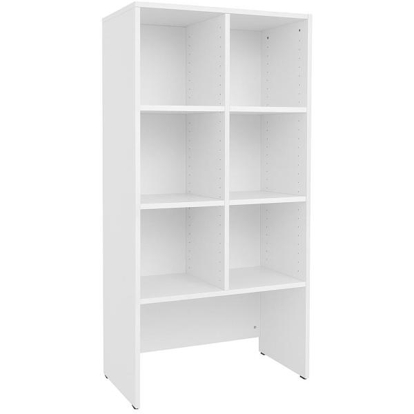 Quadro - Mehrfunktionen-Schrank XL für Rollbehälter, B 79, weiss