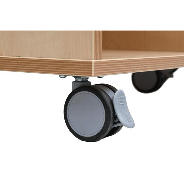 Flexi Regal M für Kunststoffbehälter, B 104, auf Rollen