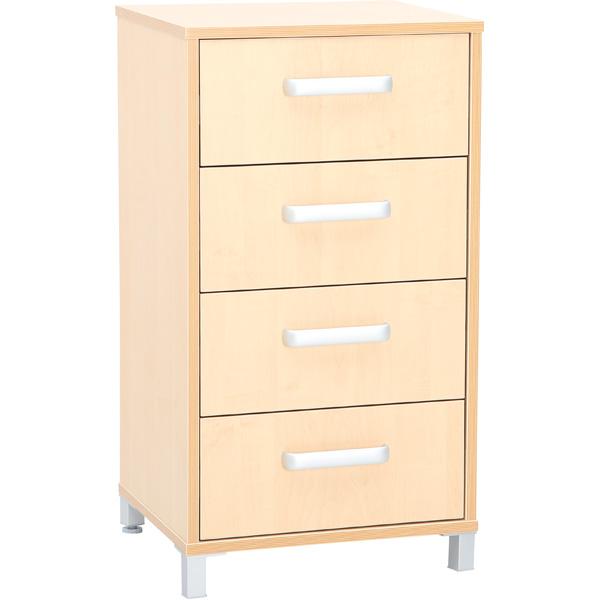 Flexi Schrank M mit 4 Schubladen B 47, auf Beinen