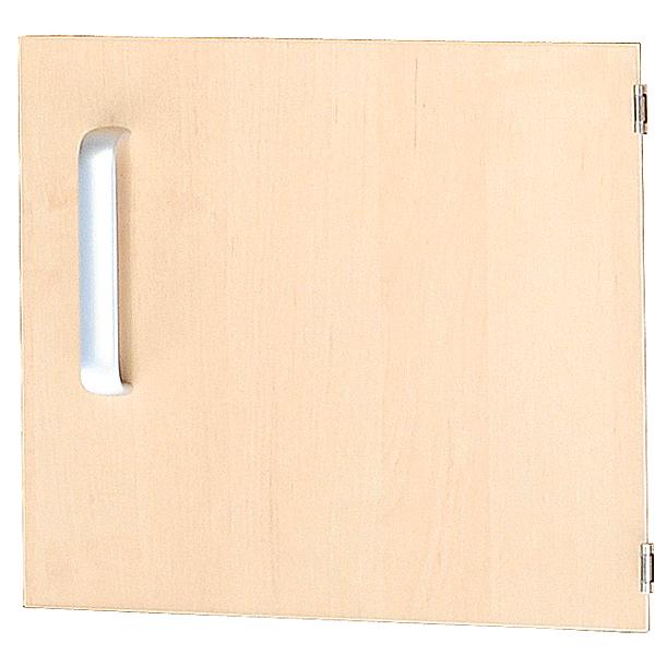 Tür einzeln für Schrank S, Scharniere rechts - Birke