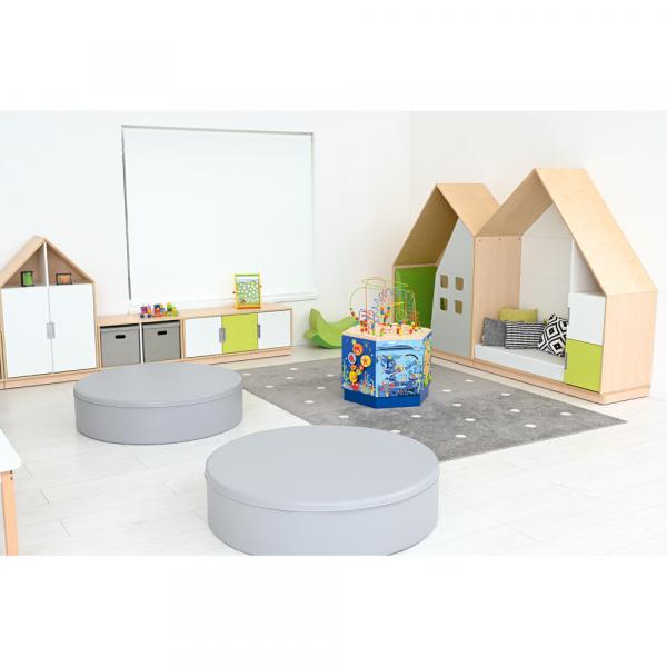 Quadro - Häuschen mit 2 Einlegeböden, Ahorn - weiss