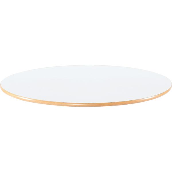 Flexi Tischplatte rund - weiss