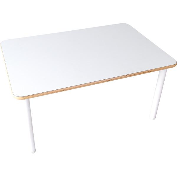 Rechteckiger Tisch Flexi, höhenverstellbar 58-76 cm - weiss