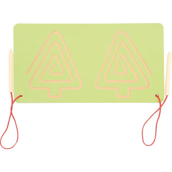 Symmetrisches Doppel-Labyrinth - Tannenbäume